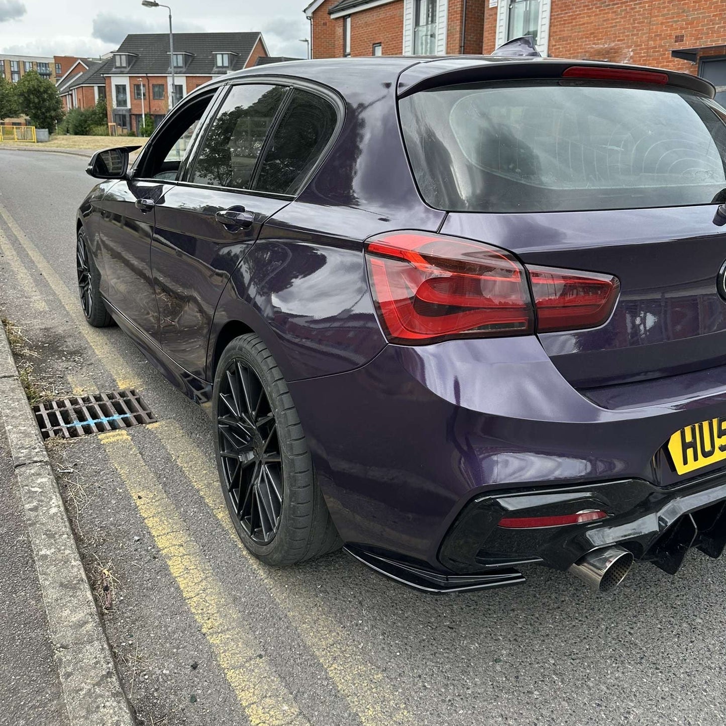BMW 1 Series F20 Gloss Black Rear Spats (11-19)