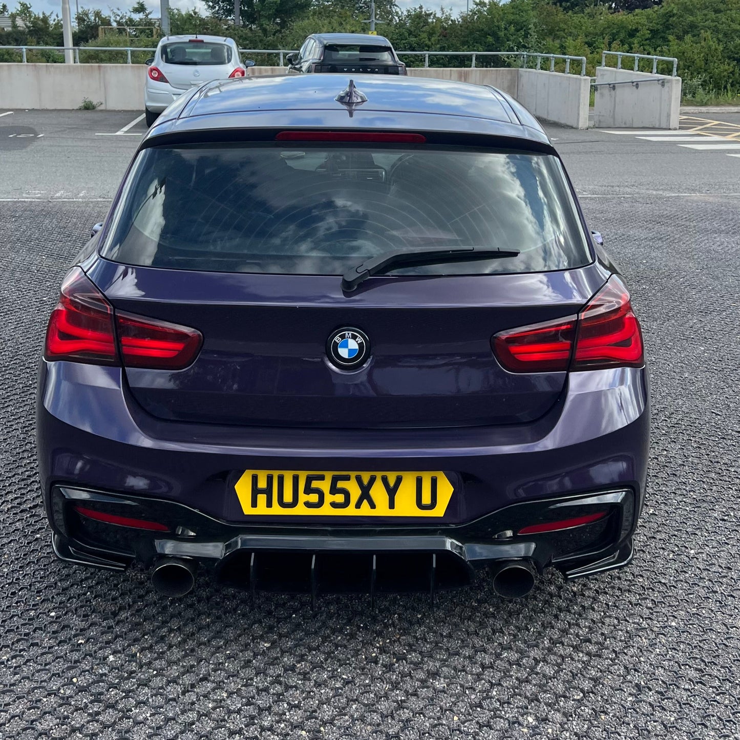 BMW 1 Series F20 Gloss Black Diffuser Extension For M Sport & M135I/M140I (15-19)