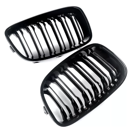 BMW 2 Series F22 Gloss Black Front Grills (13-21)