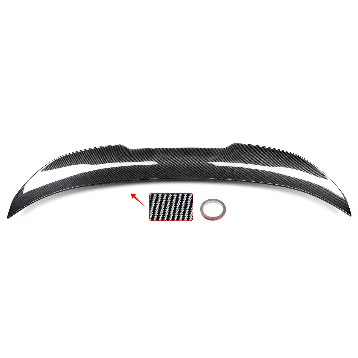 BMW 3 Series Carbon Fibre Pattern PSM Style Lip For F30 F80 (12-18) (15-19)