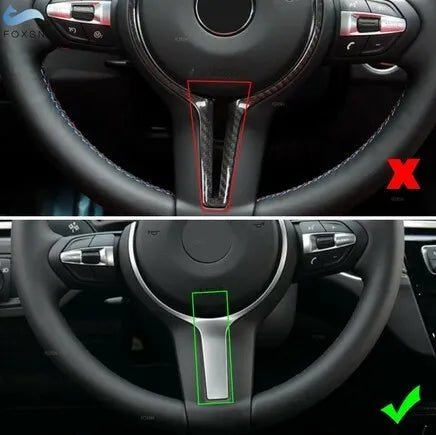 BMW Carbon Fiber Interior Steering Wheel Cover Trim F20 F30 F31 F32 F34