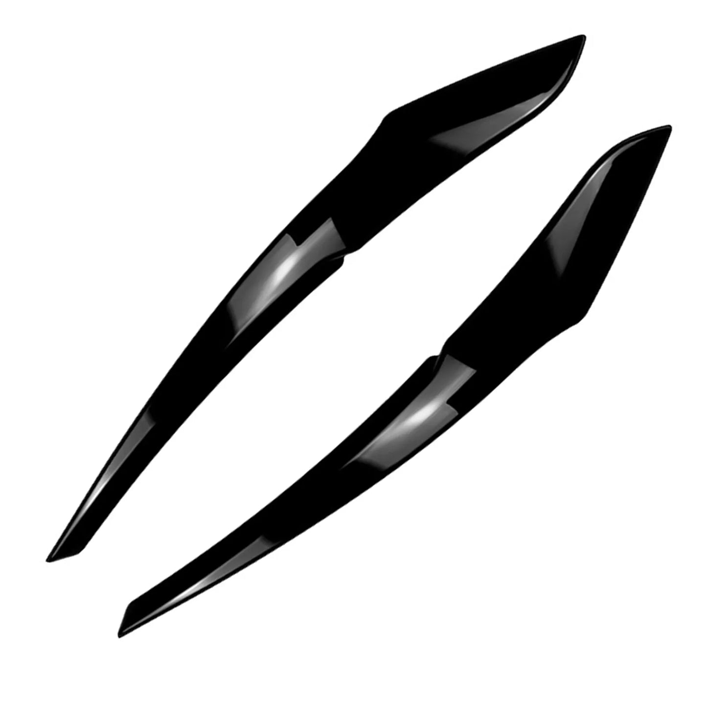 BMW 1 Series F20 Gloss Black Eyebrow Eyelid Covers (11-14)