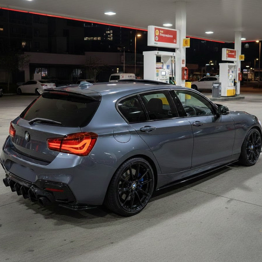 BMW 1 Series F20 Gloss Black Rear Spats (11-19)