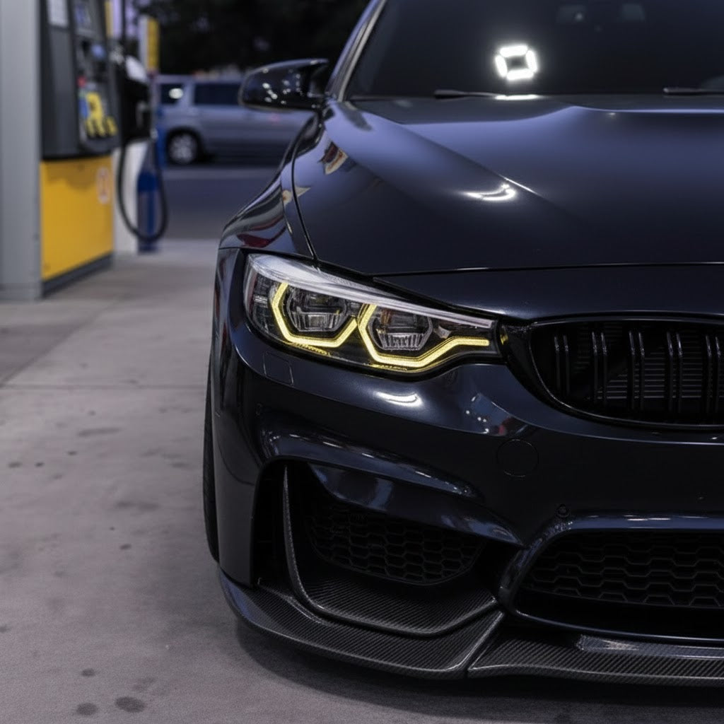 CSL Style Yellow DRL LED Lights Module Set For BMW M3 & M4 (F80/F82/F83) ICONS LCI ONLY