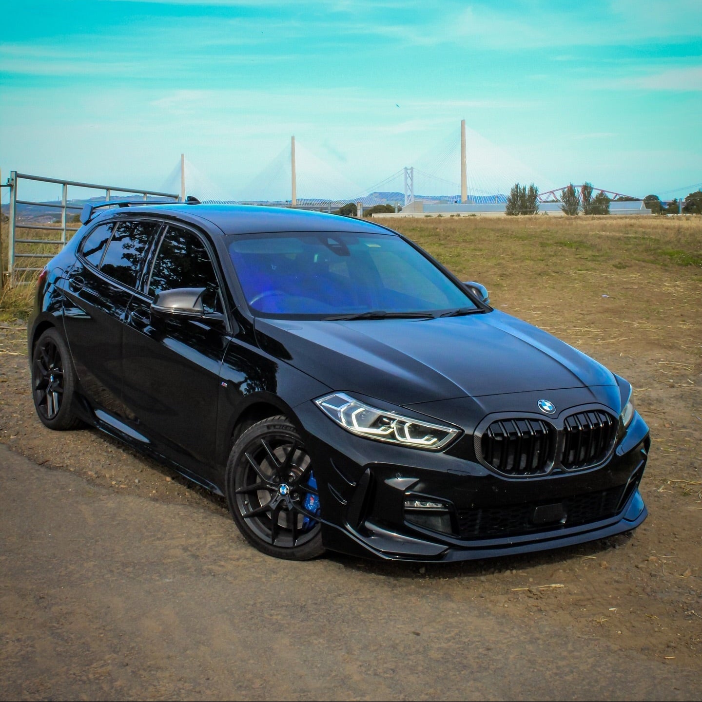 BMW 1 Series F40 Front Splitter M Performance Style For M Sport & M135I (20-24)
