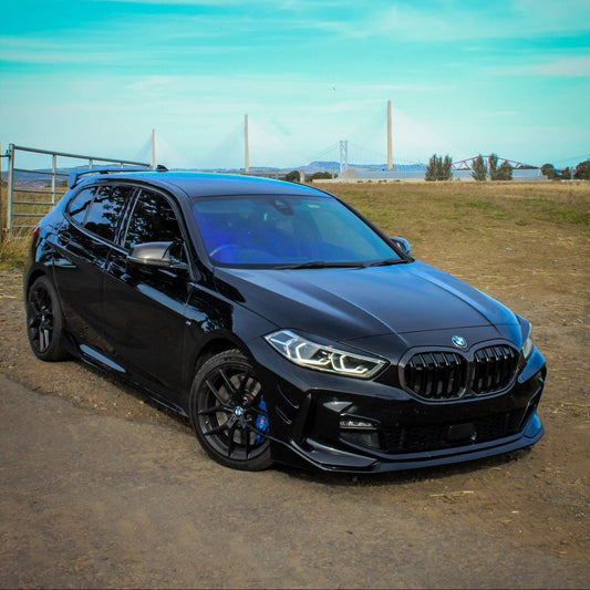 BMW 1 Series F40 Front Splitter M Performance Style For M Sport & M135I (20-24)