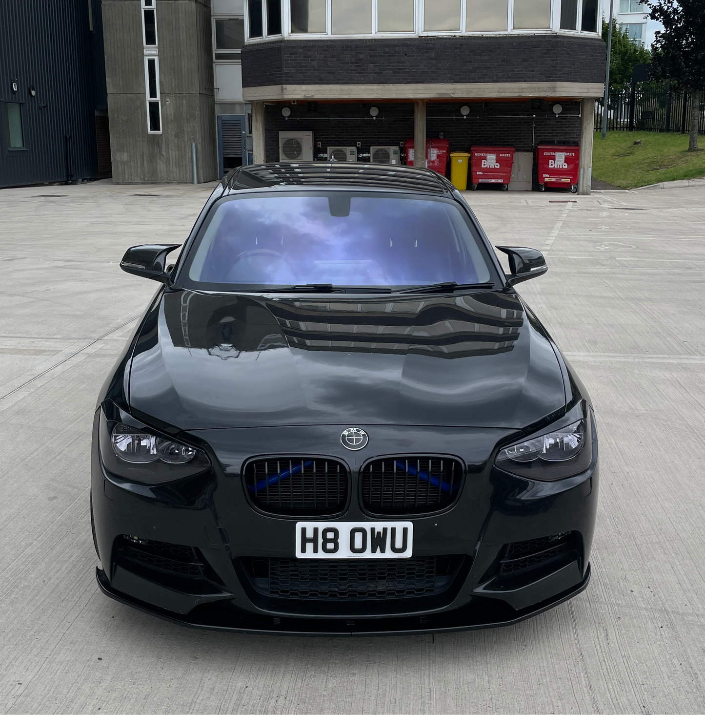 BMW Blue Crash Bar Covers For 1 2 3 4 Series