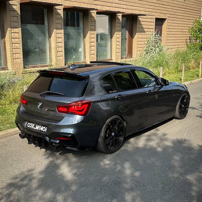 BMW 1 Series F20 Gloss Black Rear Spats (11-19)