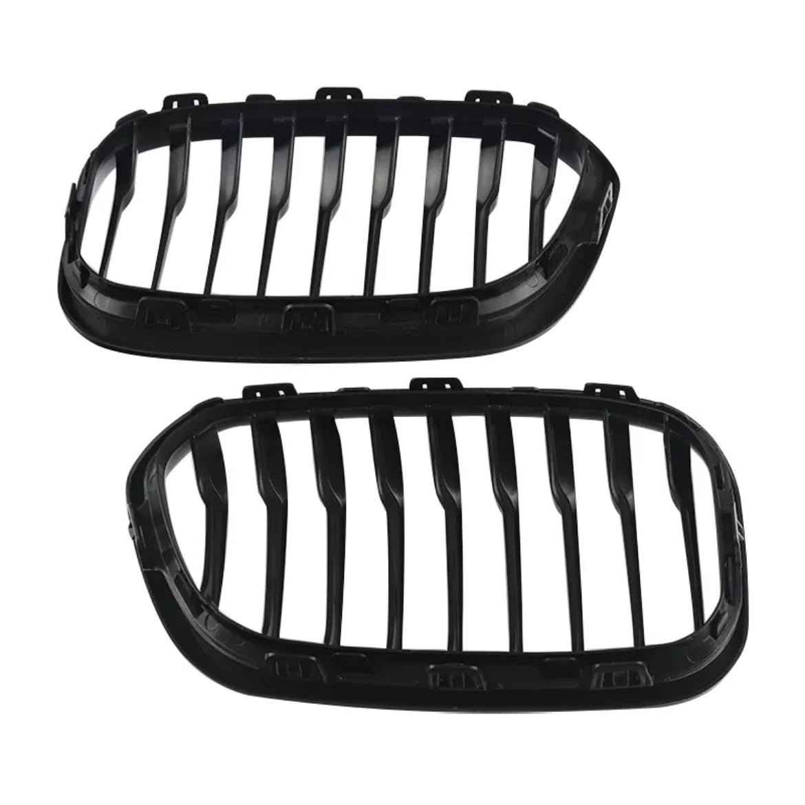 1 SERIES F20 GLOSS BLACK SINGLE SLAT FRONT GRILLS (11-14)