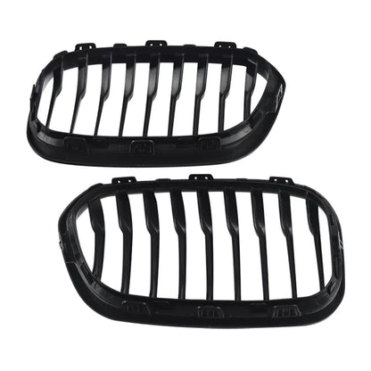 1 Series F20 Gloss Black Single Slat Front Grills (11-14)