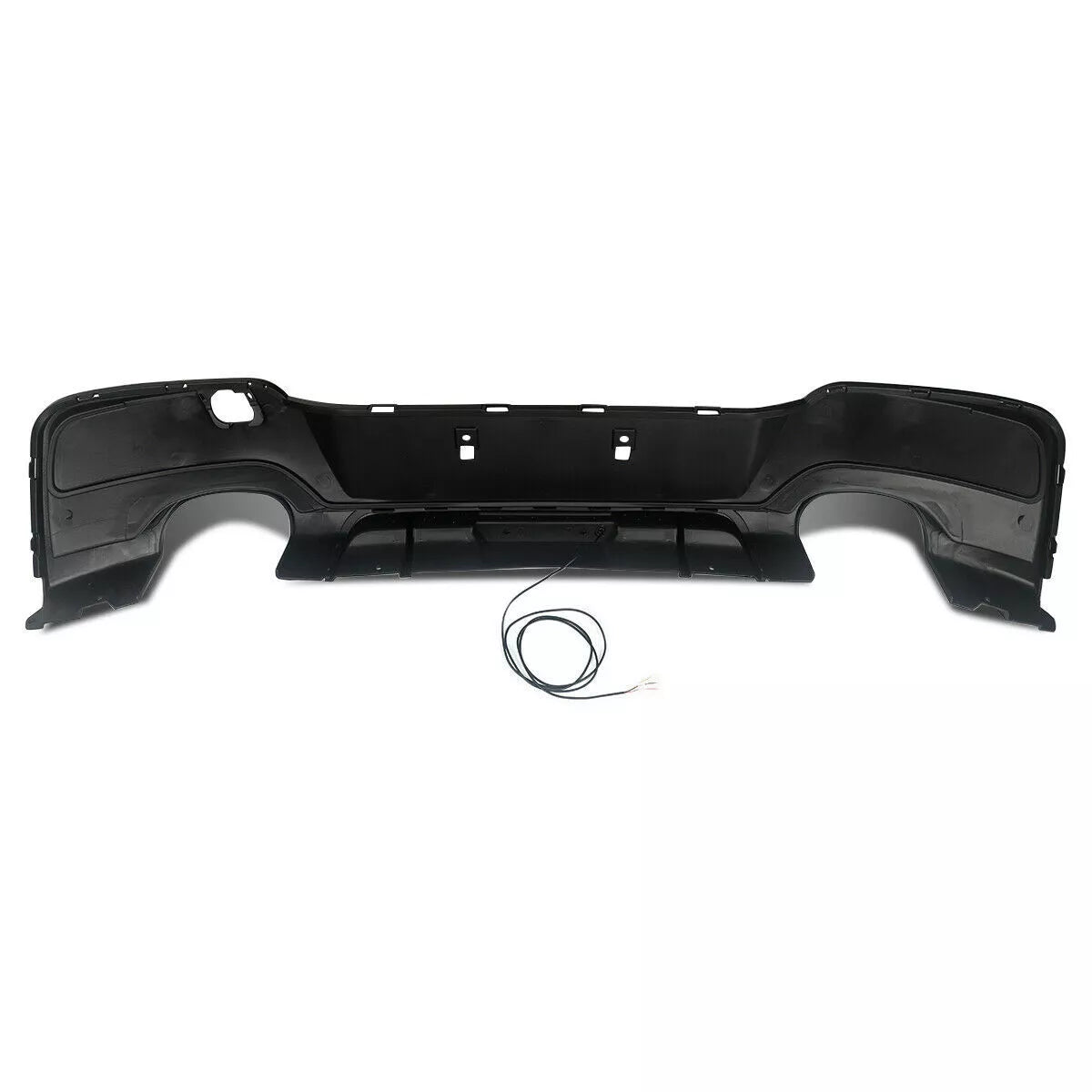 BMW 1 Series F20 Gloss Black Diffuser With F1 Light For M Sport & M135I (11-14)