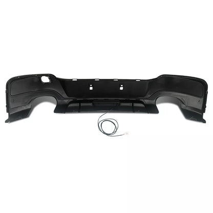 BMW 1 Series F20 Gloss Black Diffuser With F1 Light For M Sport & M135I (11-14)