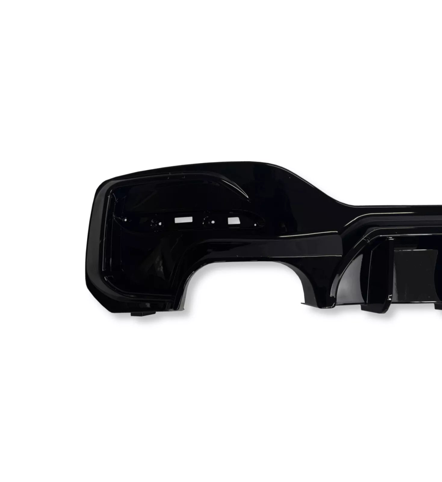 BMW 1 Series F20 Gloss Black Diffuser Twin On Left For M Sport (15-19)
