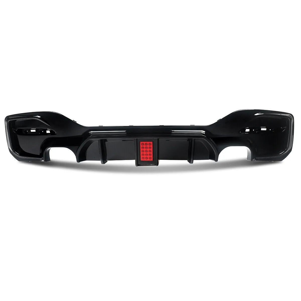BMW 1 Series F20 Gloss Black Diffuser With F1 Light For M Sport & M135I/M140I (15-19)