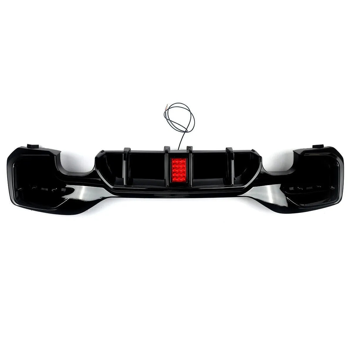 BMW 1 Series F20 Gloss Black Diffuser With F1 Light For M Sport & M135I/M140I (15-19)