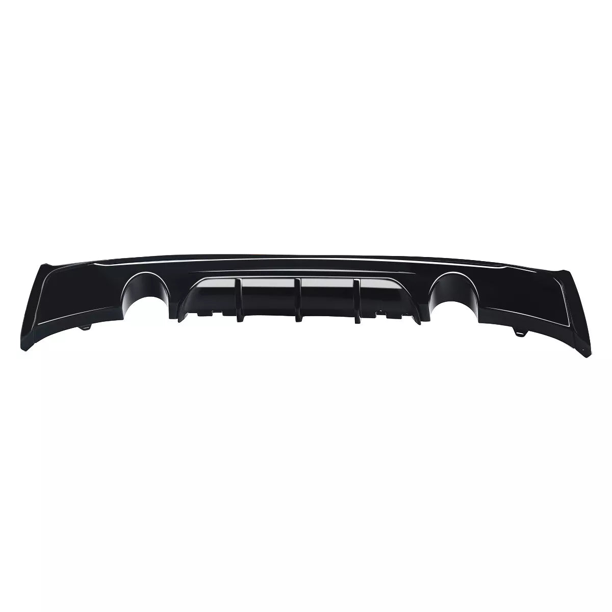 BMW 2 Series F22 Gloss Black Twin Diffuser For M Sport (13-21)