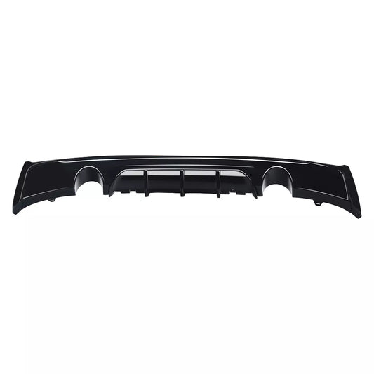 BMW 2 Series F22 Gloss Black Twin Diffuser For M Sport (13-21)