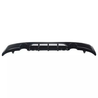 BMW 2 Series F22 Gloss Black Twin Diffuser For M Sport (13-21)
