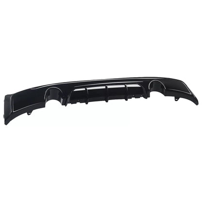 BMW 2 Series F22 Gloss Black Twin Diffuser For M Sport (13-21)