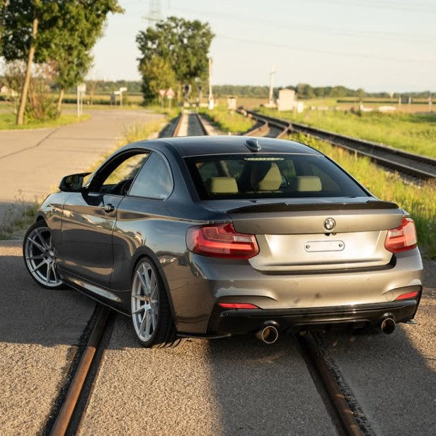 BMW 2 Series F22 Gloss Black Rear Spats (13-21)