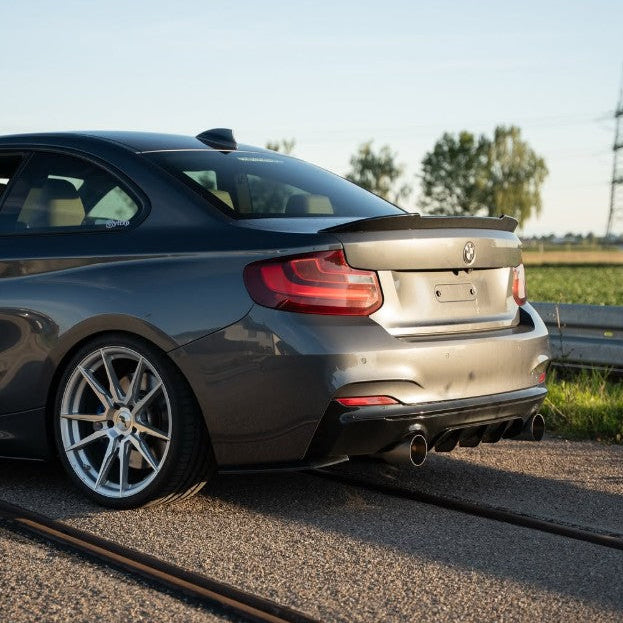BMW 2 Series F22 Gloss Black Rear Spats (13-21)