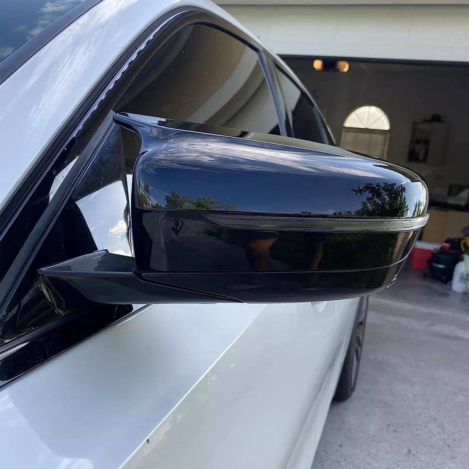 BMW M Syle Gloss Black Mirror Caps For 3/5 Series G20 G30