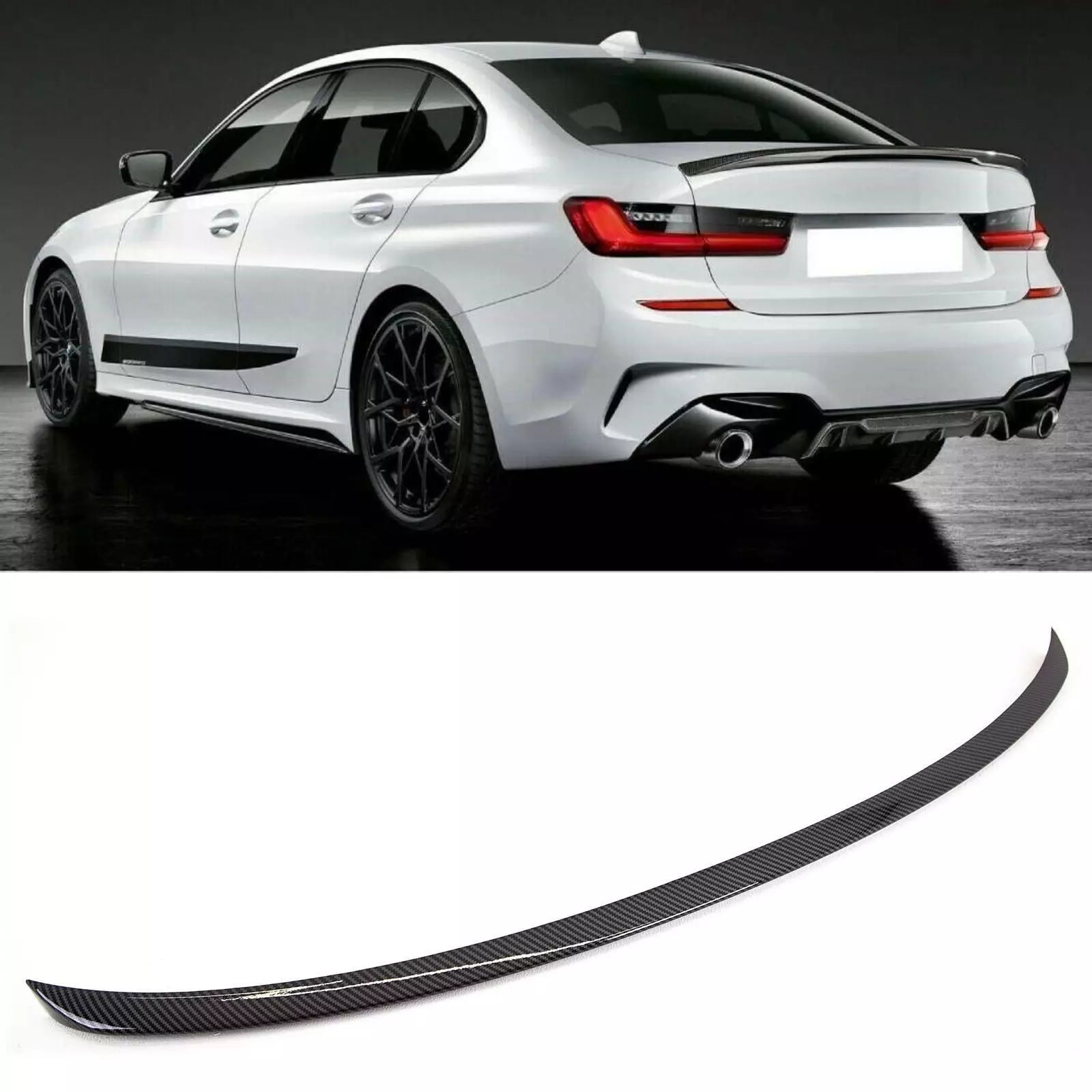 BMW 3 Series G20 Carbon Fibre Boot Lid Spoiler (19-21)