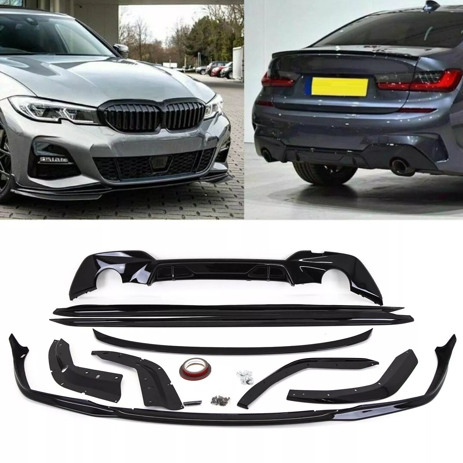 BMW 3 Series G20 Gloss Black Styling Kit For M Sport Models Only (19-21)