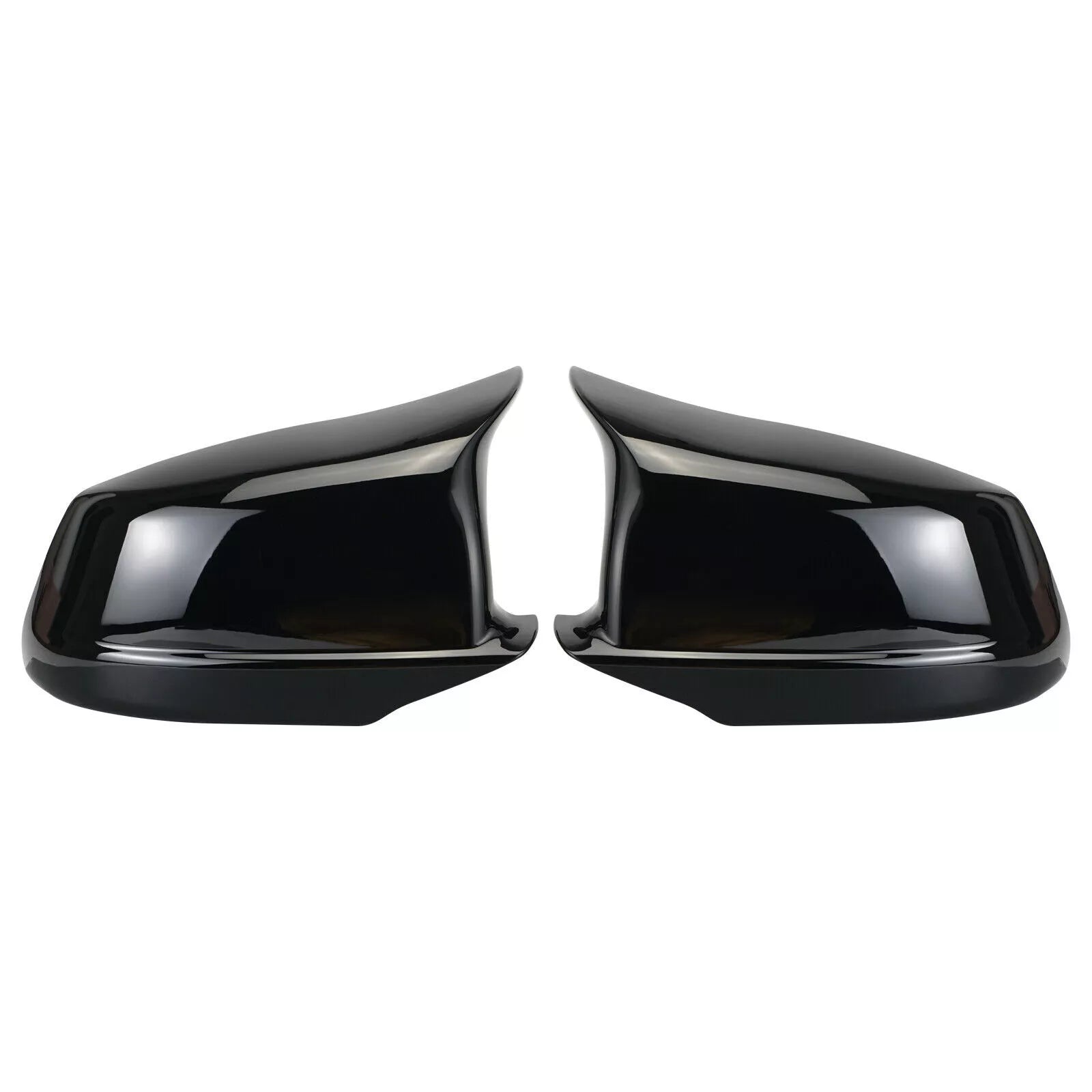 BMW M Style Gloss Black Mirror Caps For BMW F10 LCI (14-16)