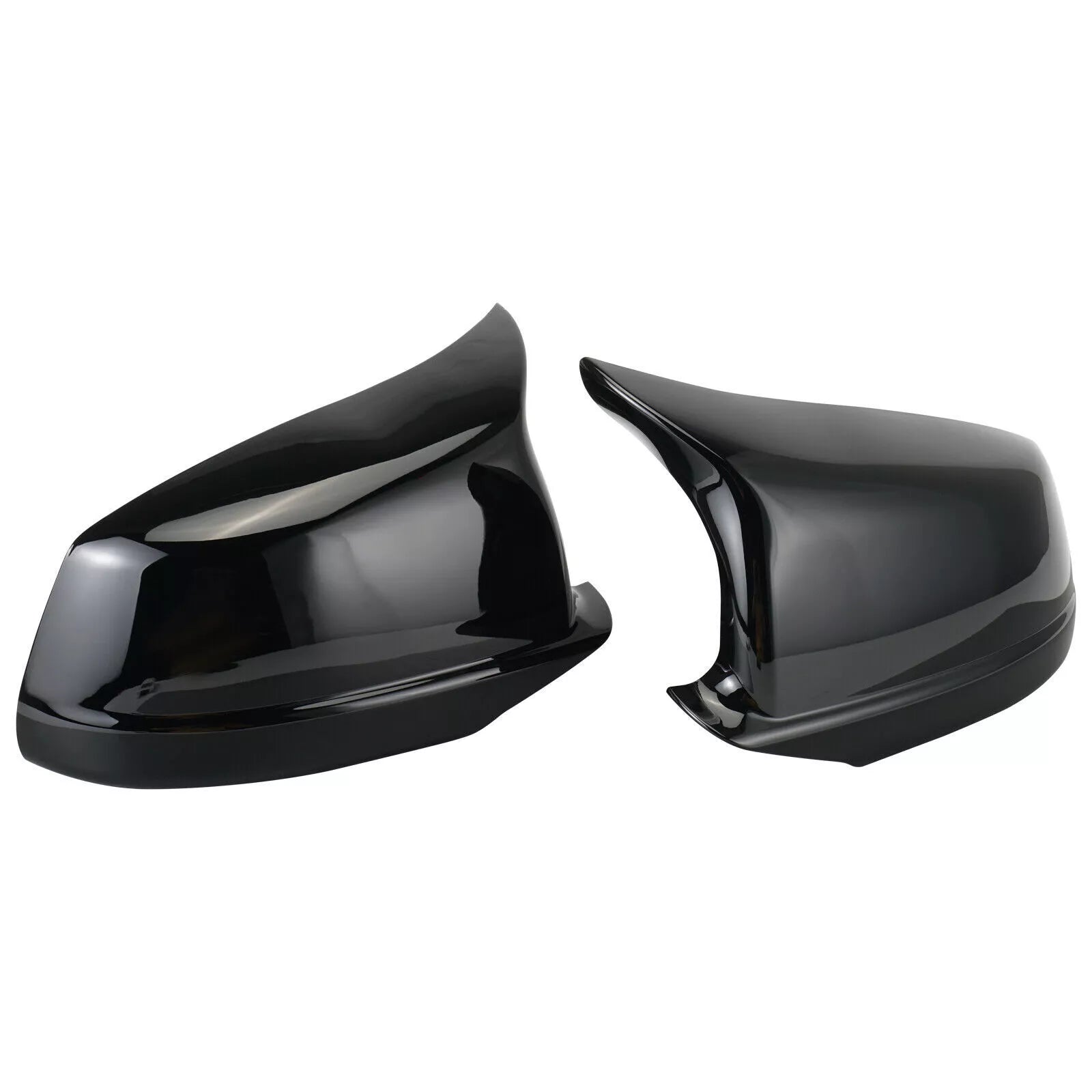 BMW M Style Gloss Black Mirror Caps For BMW F10 LCI (14-16)