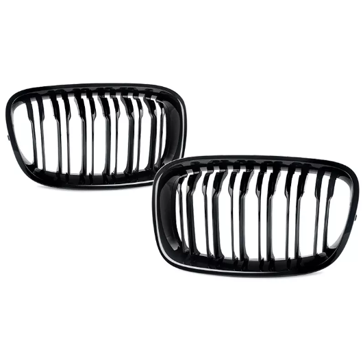 BMW 2 Series F22 Gloss Black Front Grills (13-21)