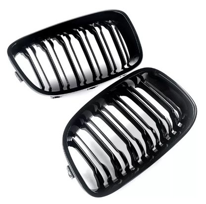 BMW 2 Series F22 Gloss Black Front Grills (13-21)
