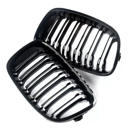 BMW 2 Series F22 Gloss Black Front Grills (13-21)