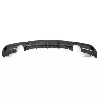 BMW 3 Series F30 Carbon Fibre Twin Exhaust Diffuser For M Sport (12-18)