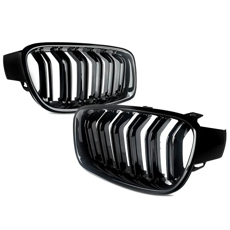 BMW 3 Series F30 Black Front Grills (12-18)