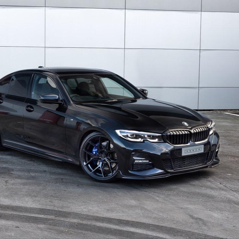 BMW 3 Series G20 M Sport Gloss Black Front Splitter V2 (19-21)