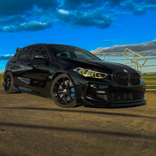 BMW 1 Series F40 Gloss Black Canards For M sport & M135I (20-24)