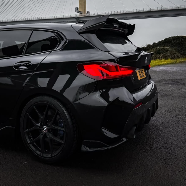 BMW 1 Series F40 & F20 Gloss Black Rear Aero Style Spats