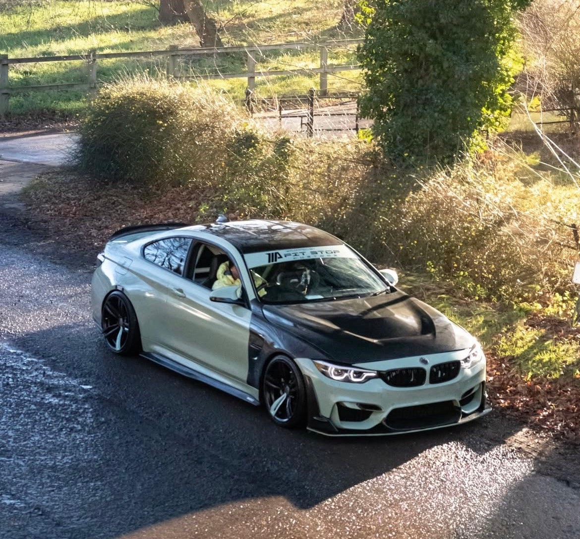 BMW M4 F82 Real Carbon Fibre Spoiler Lip (14-20)