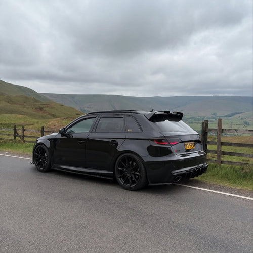 AUDI A3 S3 8V FACELIFT GLOSS BLACK REAR OETTINGER STYLE SPOILER FOR HATCHBACK (13‑19)