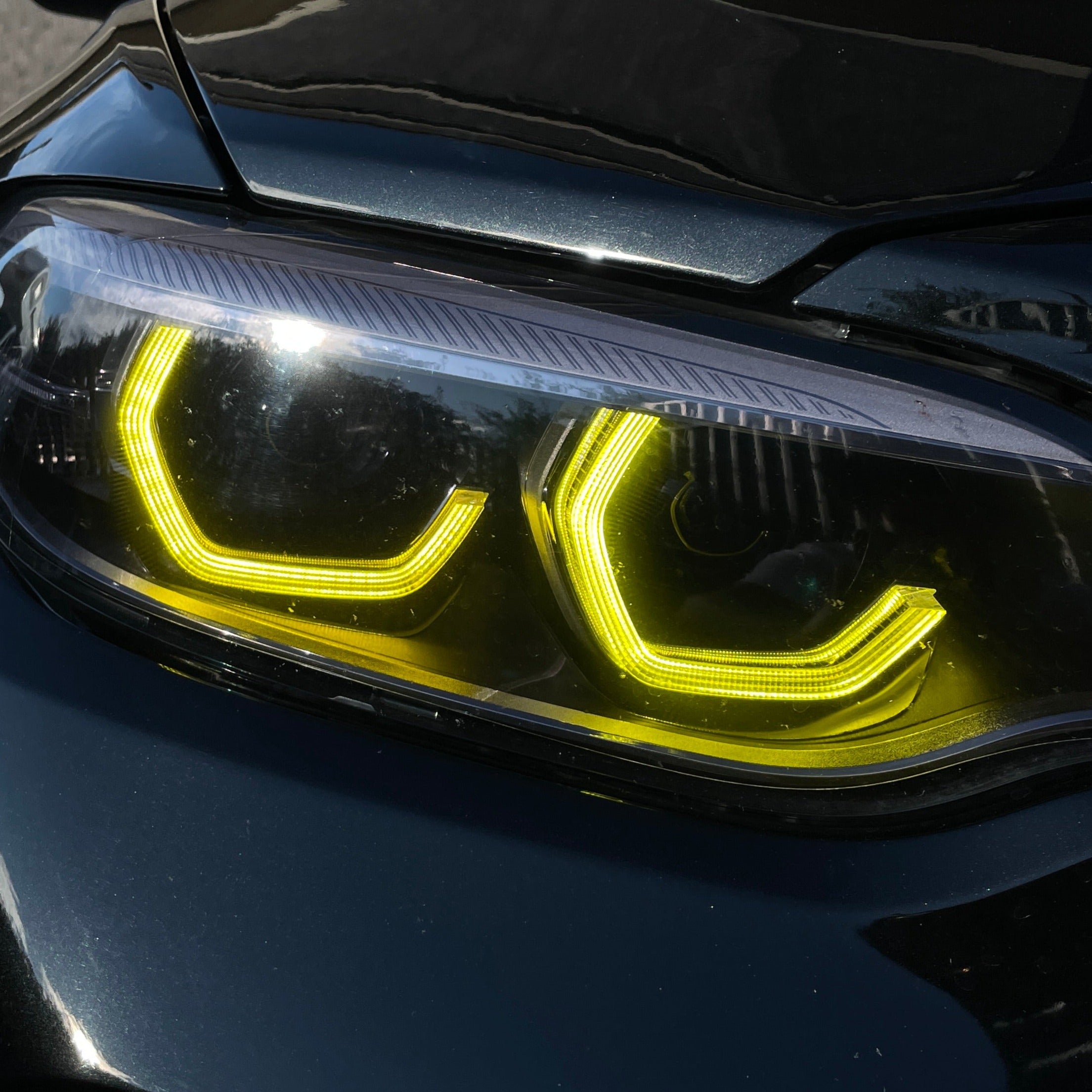 BMW 1 Series F20 LCI (15-19) Yellow CSL Style Drls