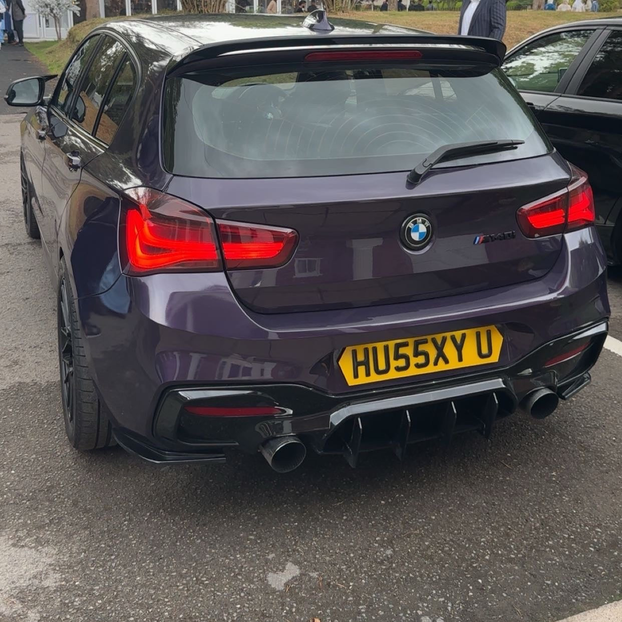 BMW 1 Series F20 Gloss Black Diffuser Extension For M Sport & M135I/M140I (15-19)