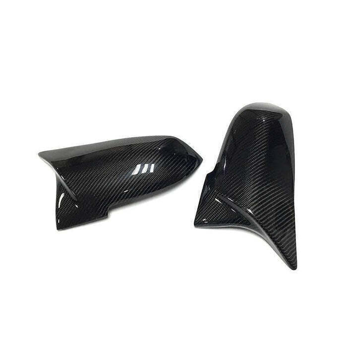 BMW M Style 3D Carbon Fibre Mirror Caps For 1 2 3 4 Series