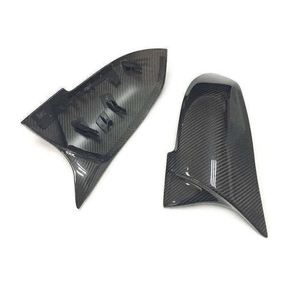 BMW M Style 3D Carbon Fibre Mirror Caps For 1 2 3 4 Series