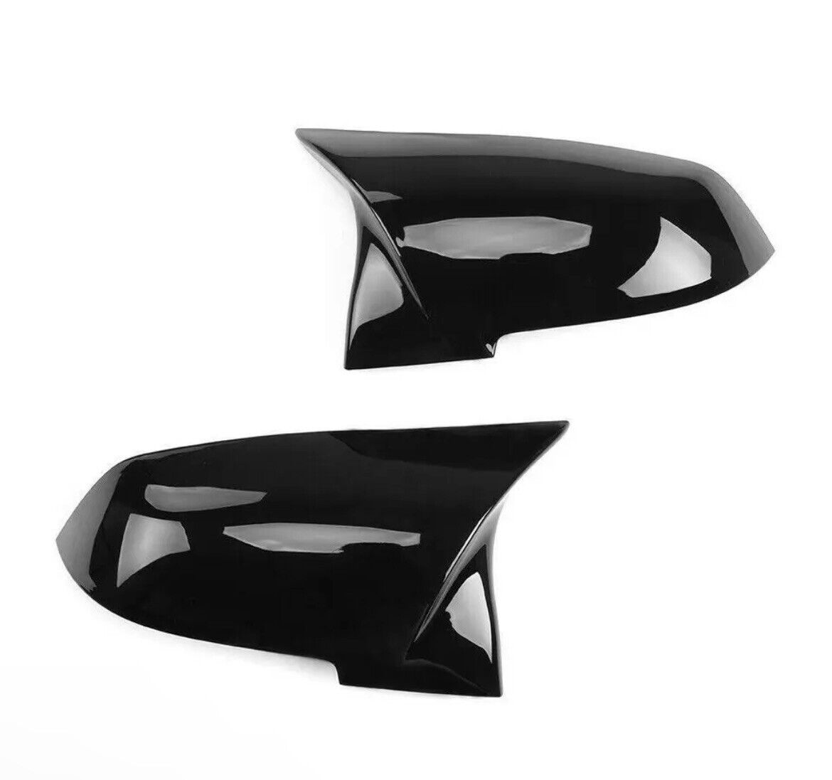 BMW M Style Gloss Black Mirror Caps For 1 2 3 4 Series