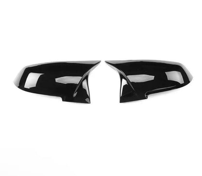 BMW M Style Gloss Black Mirror Caps For 1 2 3 4 Series