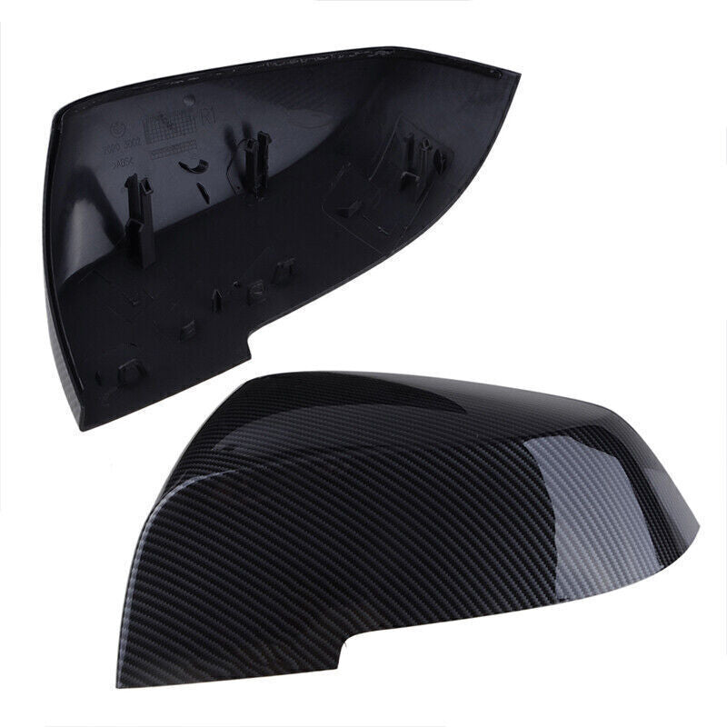 BMW OEM Carbon Pattern Mirror Caps For 1 2 3 4 Series
