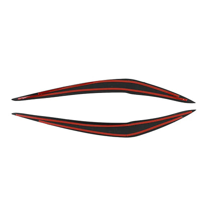 BMW 1 Series F20 Gloss Black Eyebrow Eyelid Covers (15-19)